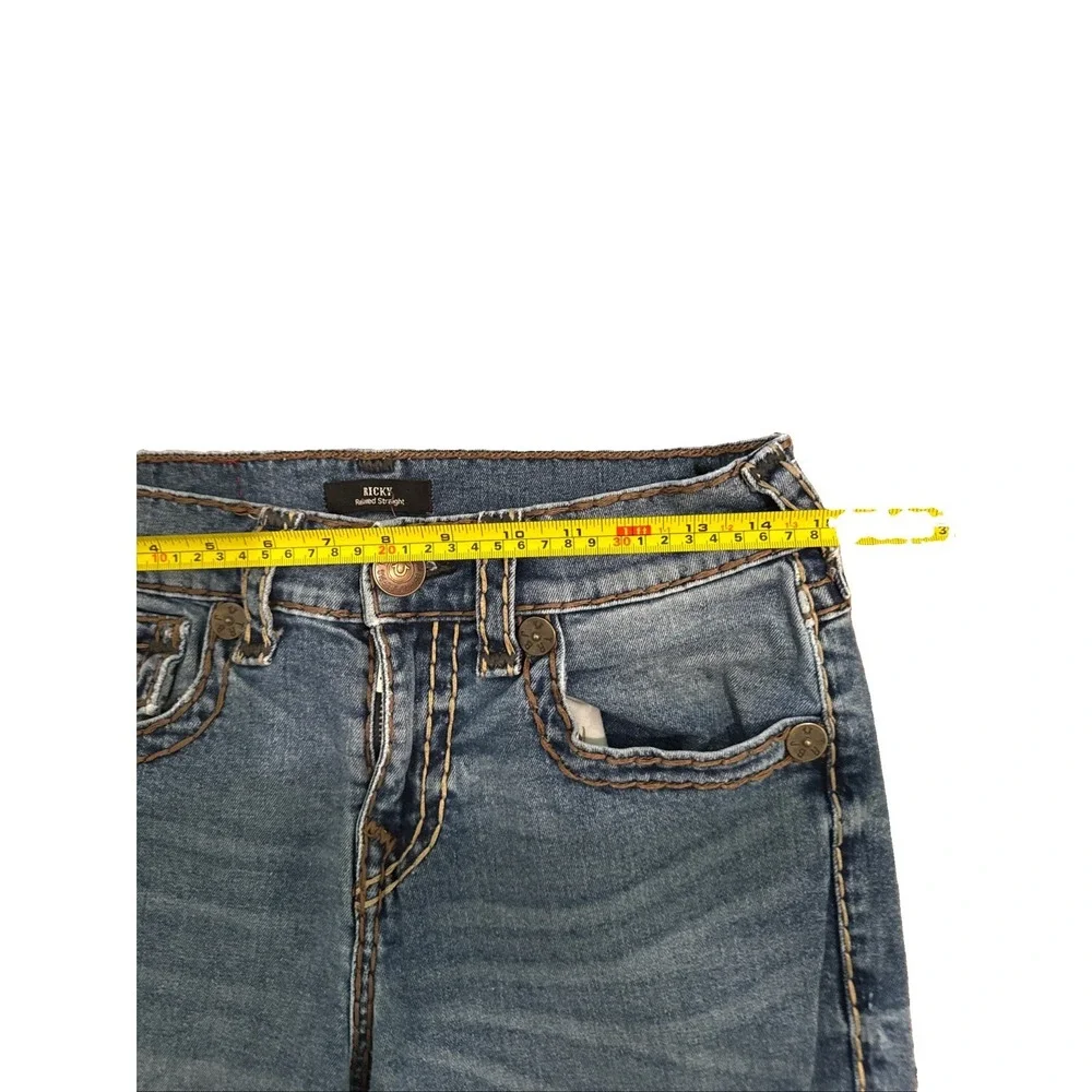 TRUE RELIGION SIZE 29 SLIM JEANS Streetwear Seed Stitch